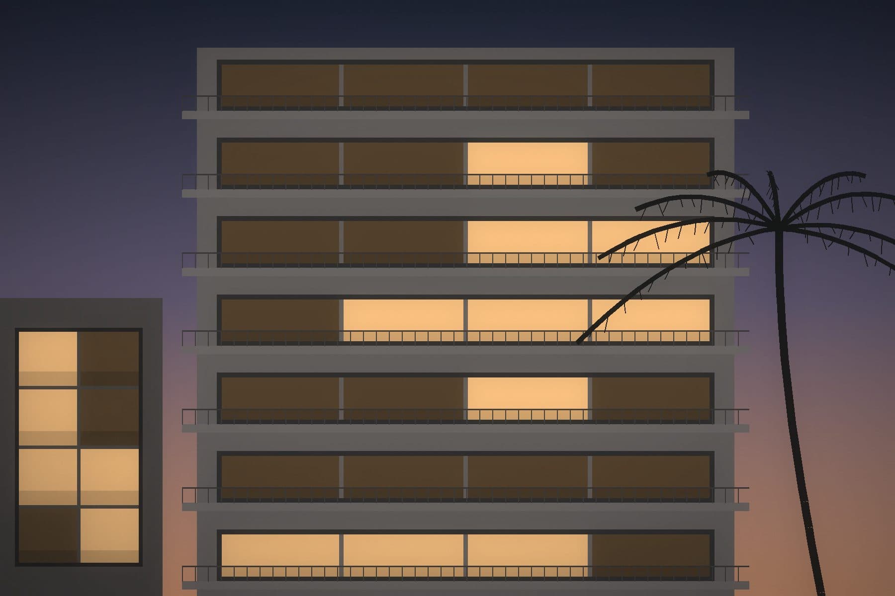 Gemeubileerd appartement nabij het centrum — illustratieve placeholder 1