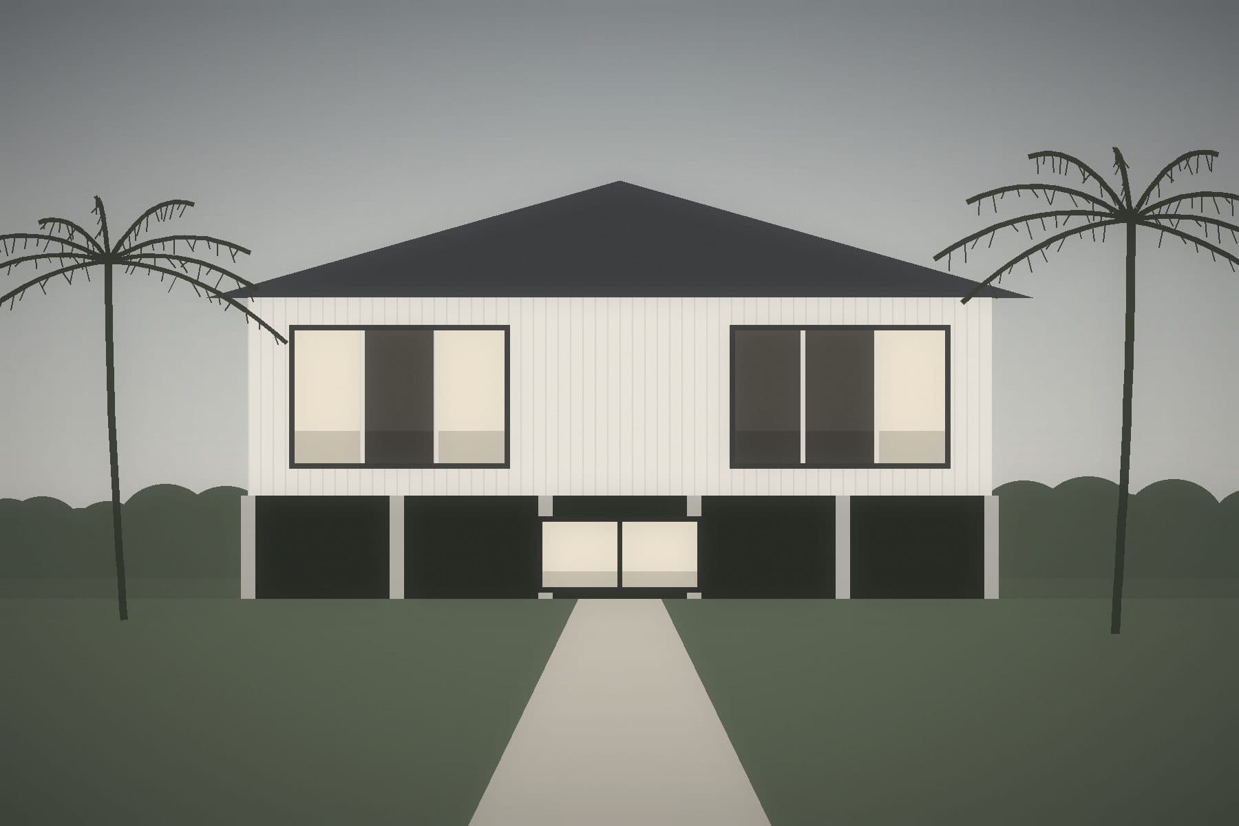 Nieuwbouw geschakelde woning in Kwatta — illustratieve placeholder 1