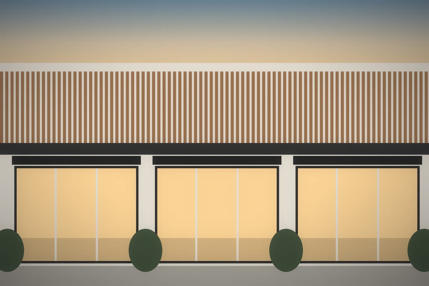 Winkelruimte in nieuw retailcentrum — illustratieve placeholder 1