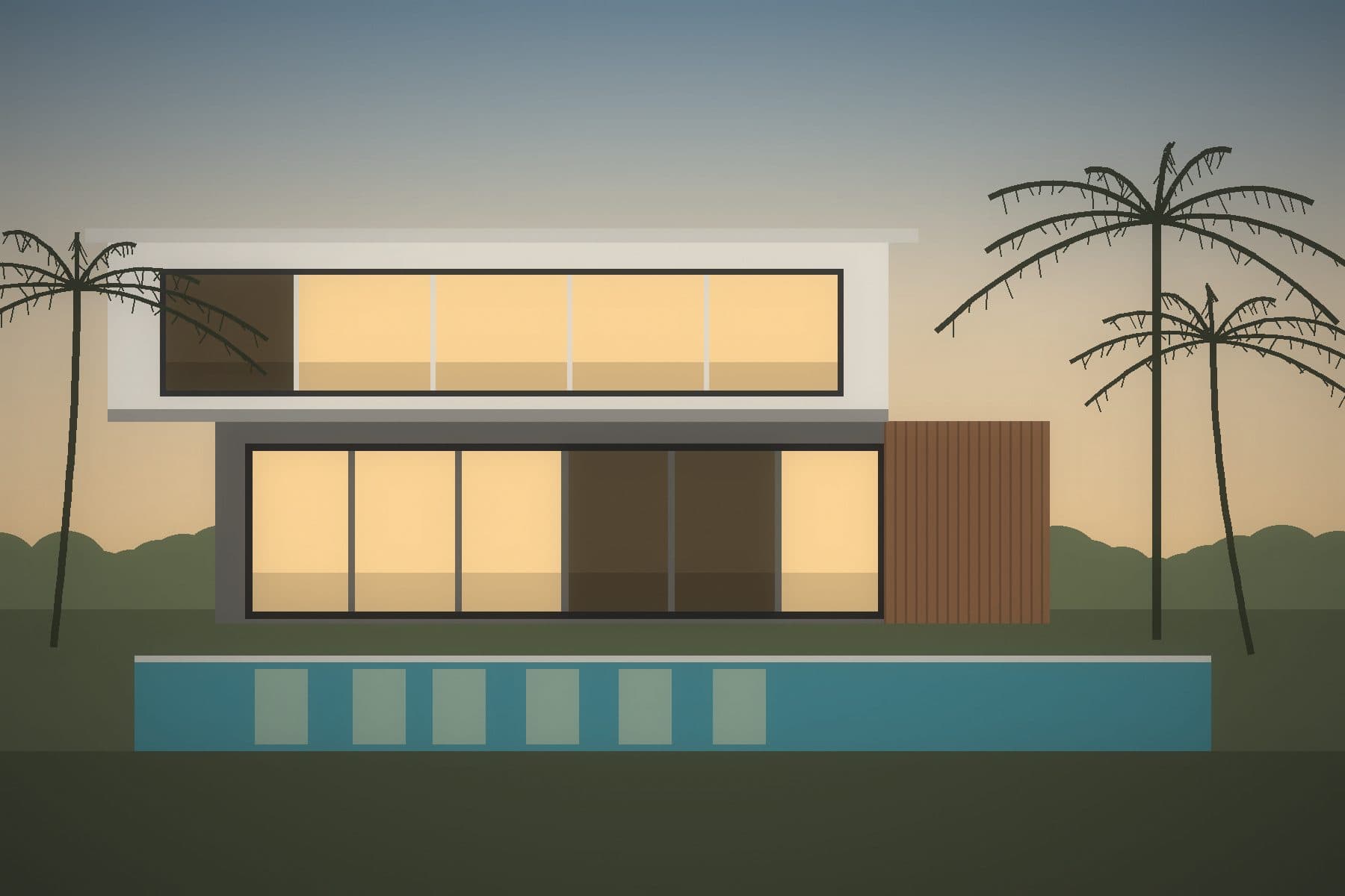 Rivierlandgoed met eigen steiger — illustratieve placeholder 1